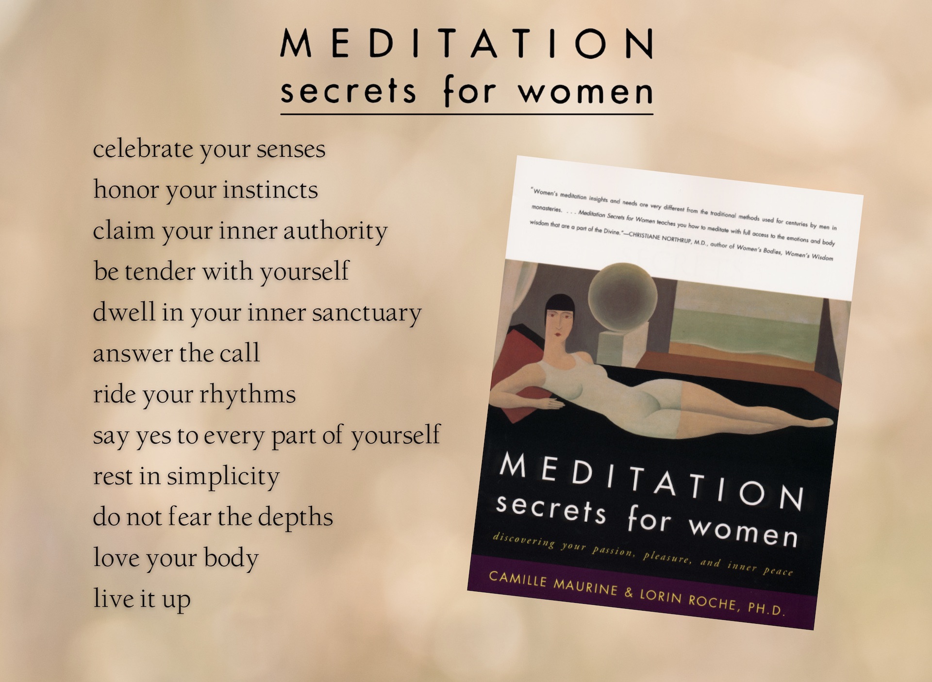 Secrets Webpage Size Evolving Meditation Secrets For Women With Camille Maurine: Initiation (facebook Cover)